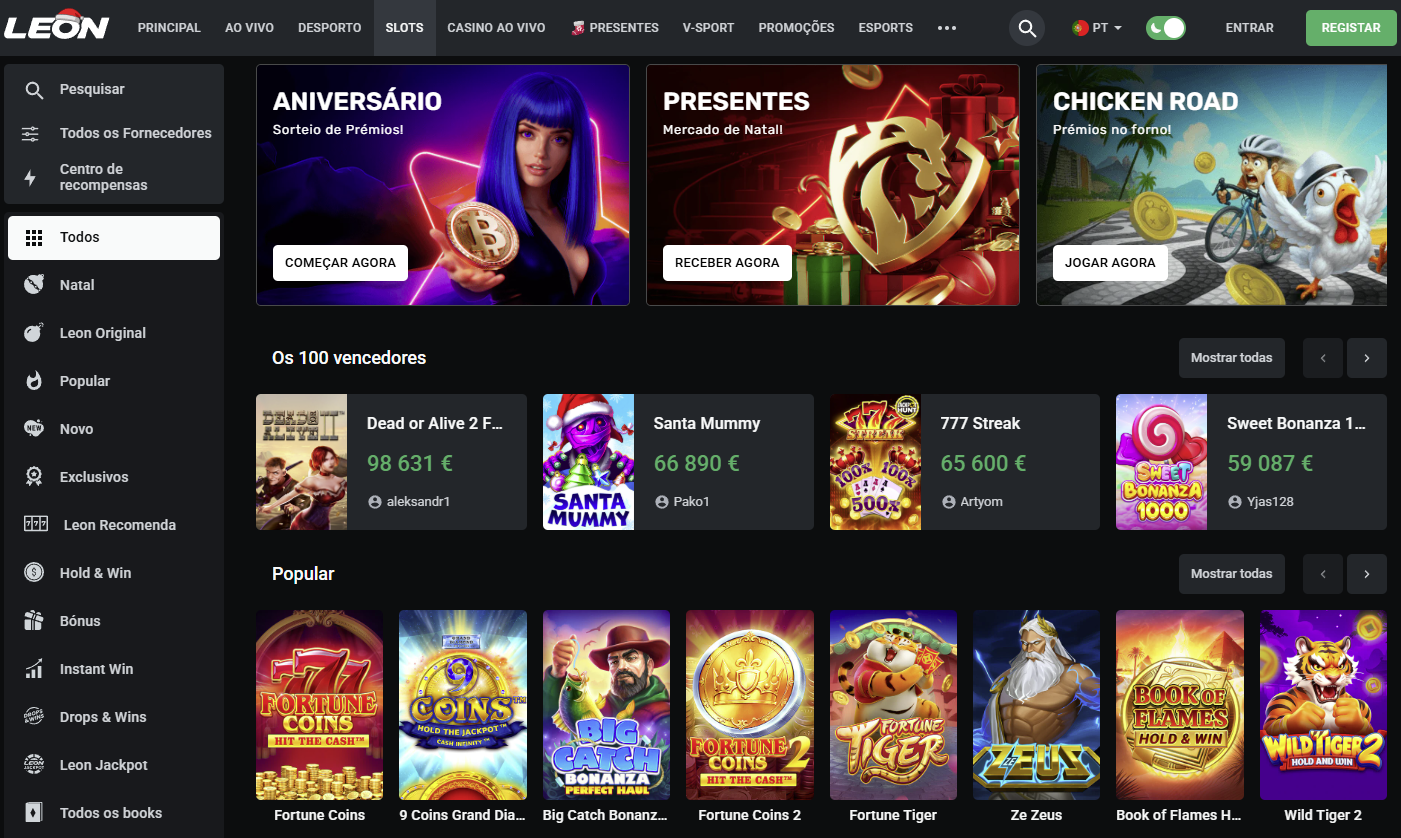 Leon Casino - Melhor Casino Online em Portugal